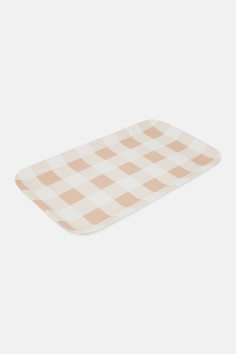 Muy Mucho Melamine Serving Tray, Beige  - Image 2