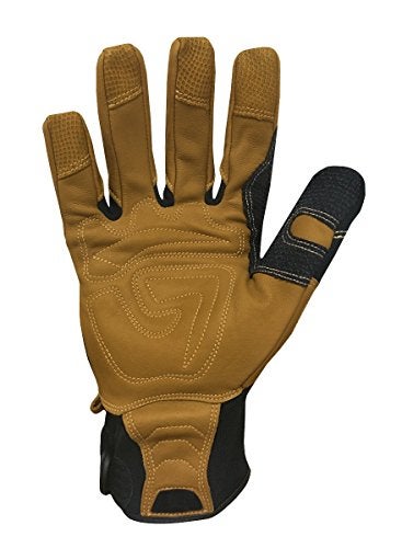 Ironclad Ranchworx Work Gloves RWG2, Premier Leather Work Glove, Performance Fit, Durable, Machine Washable, RWG2-02-S, Brown/Black, Small (Pack of 1) - Image 2