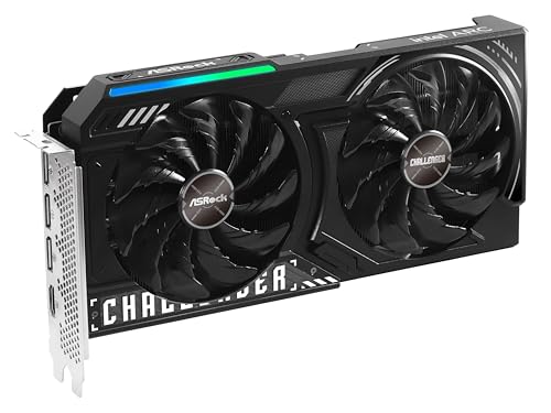 ASRock Intel Arc B580 Challenger 12GB OC Graphics Card, 2740 MHz GPU Clock, 12GB GDDR6, DisplayPort 2.1, HDMI 2.1a, Dual Fan Cooling, 0dB Silent Operation - Image 4