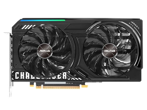 ASRock Intel Arc B580 Challenger 12GB OC Graphics Card, 2740 MHz GPU Clock, 12GB GDDR6, DisplayPort 2.1, HDMI 2.1a, Dual Fan Cooling, 0dB Silent Operation - Image 2