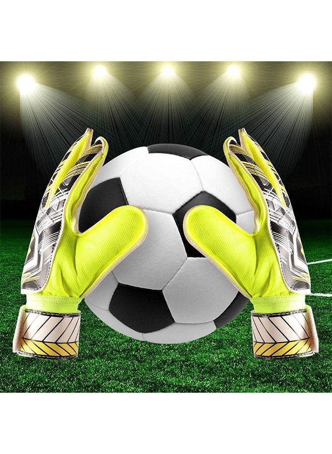 SHIWEI Soccer Goalkeeper Gloves Latex Finger Protection Anti-Collision Goalkeeper Gloves  - Image 5