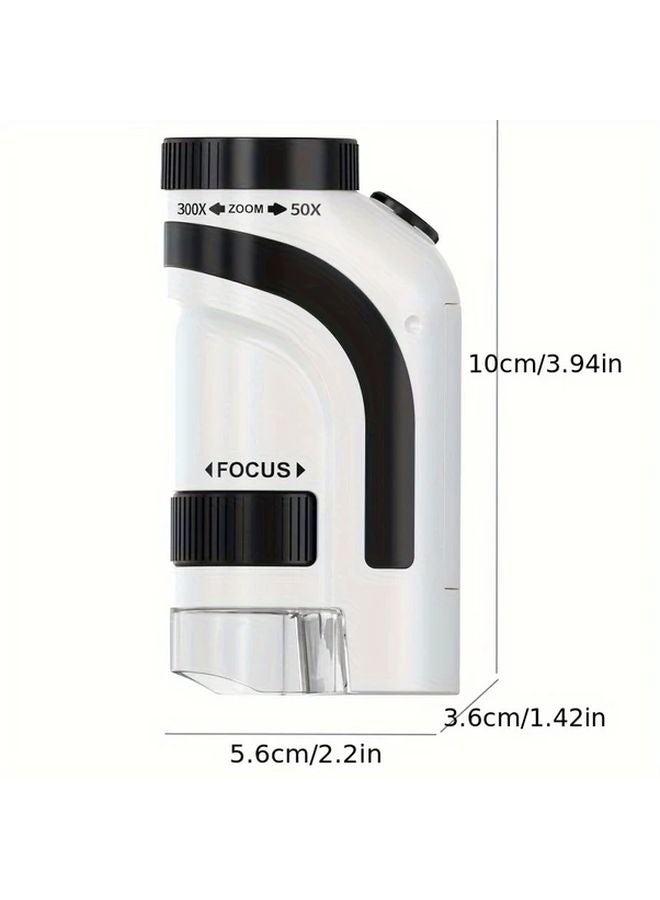 Orange Kids Microscope Science Experiment Toy Portable Insect Plant Observation Kit - Image 3