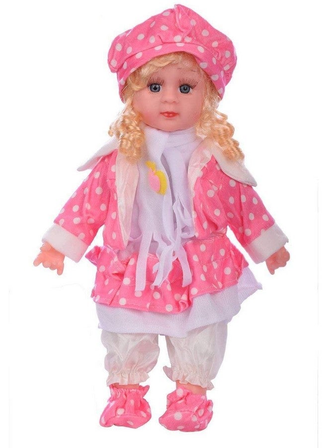 في جراسب دمية طفلة تغني الأغاني والقصائد من VGRASSP - حجم كبير أصلي - ملابس ناعمة مخملية - 40 سم (اللون واللباس حسب المخزون) - Image 3