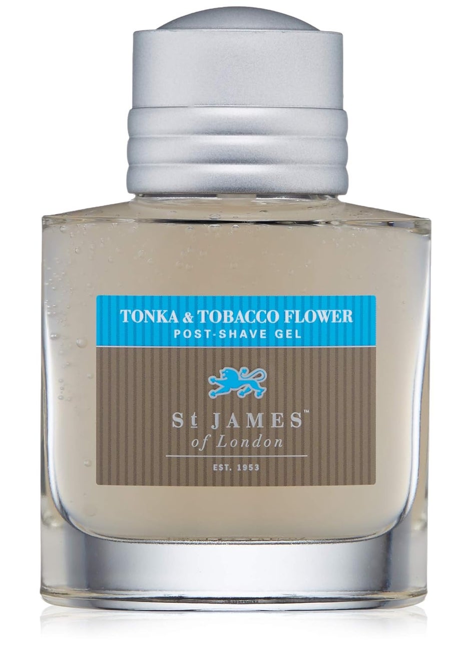 st james of london - St James of London Tonka & Tobacco Flower Post Shave Gel, 3.4oz - Image 1