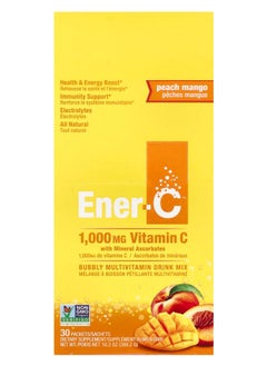 Bubbly Multivitamin Drink Mix Peach Mango 30 Packets 0.3 oz (9.64 g) Each