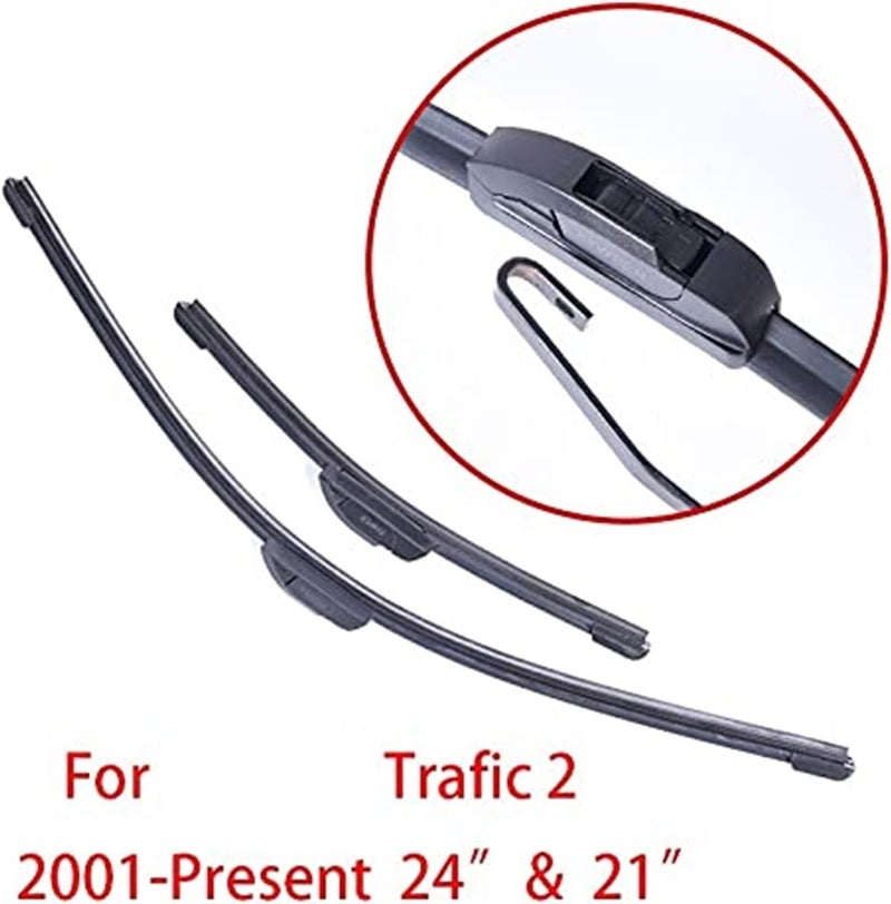 QASULER Windshield Wipers for Renault Trafic 2 - Image 4