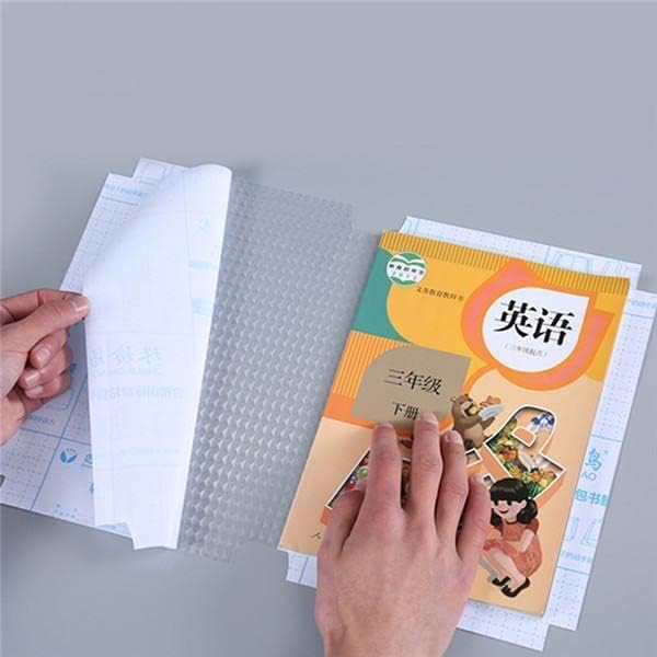 DLEST A4 Transparent Paper Sticker Book Cover Film Clear Matte for Craft 10Pcs Waterproof School Textbook Protective Case Cover Can Be Cut Self-Adhesive A4 Cover Paper (A4 (47 * 34) 10Pcs) - Image 3