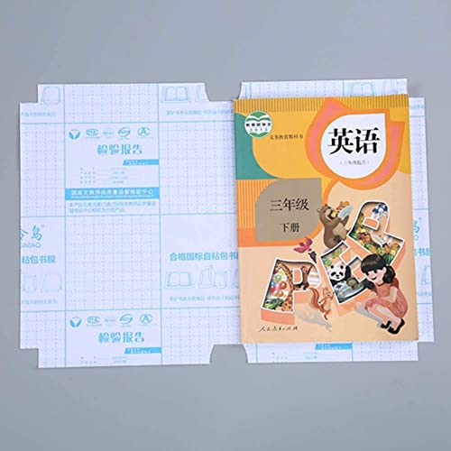 DLEST A4 Transparent Paper Sticker Book Cover Film Clear Matte for Craft 10Pcs Waterproof School Textbook Protective Case Cover Can Be Cut Self-Adhesive A4 Cover Paper (A4 (47 * 34) 10Pcs) - Image 5
