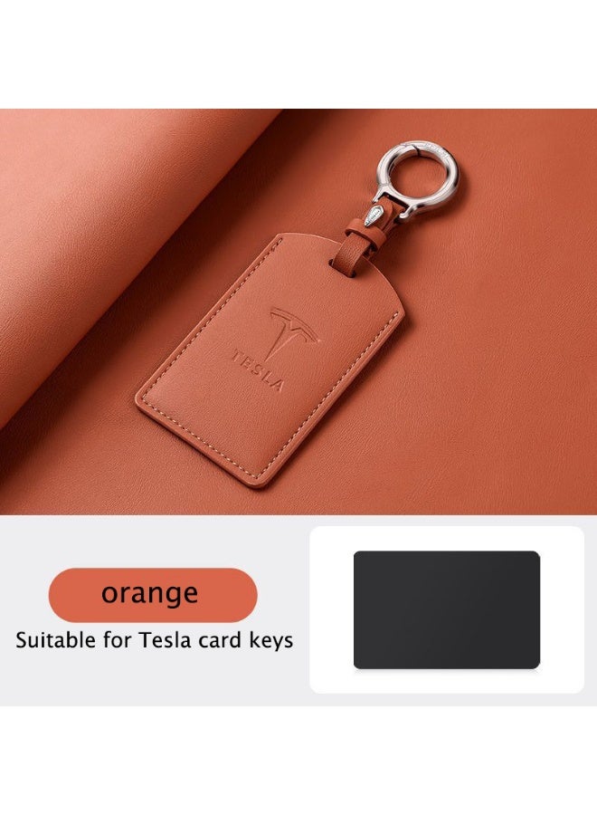 Tesla Car Card Key Protection Cover is suitable for all Tesla Model 3/Y Model x/s stylish leather card protection covers - Image 1