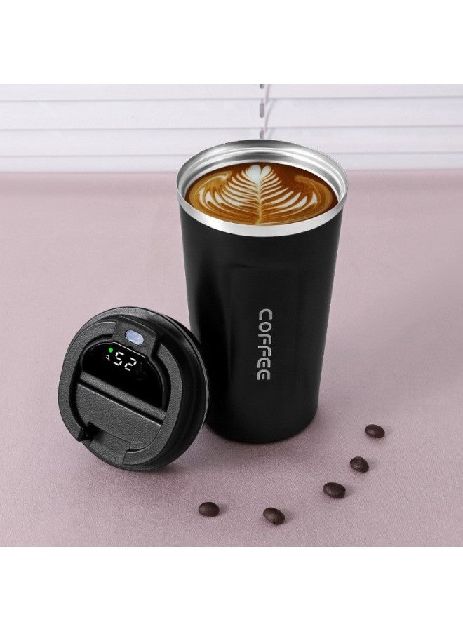 Intelligent Temperature Measuring Coffee Cup 304 Stainless Steel Vacuum Thermos Cup New Car Portable Portable Portable Cup