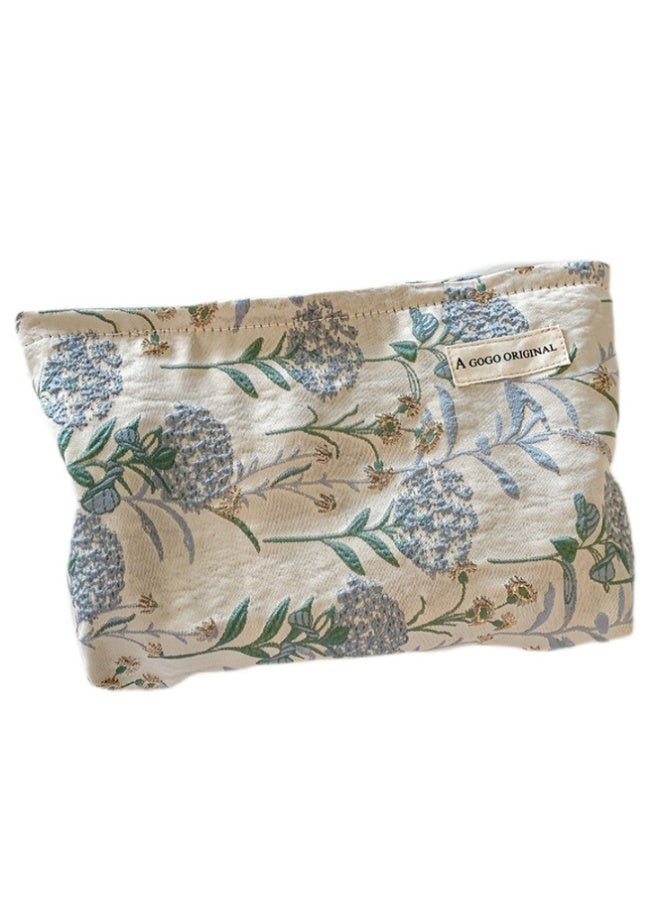 QINGYAN Zipper Printed Cosmetic Bag, Used to Store Cosmetics, Skin Care Products, Bathroom Supplies, Nail Polish Storage and Other Beauty Essentials, Travel Bag 26*19cm - Image 5
