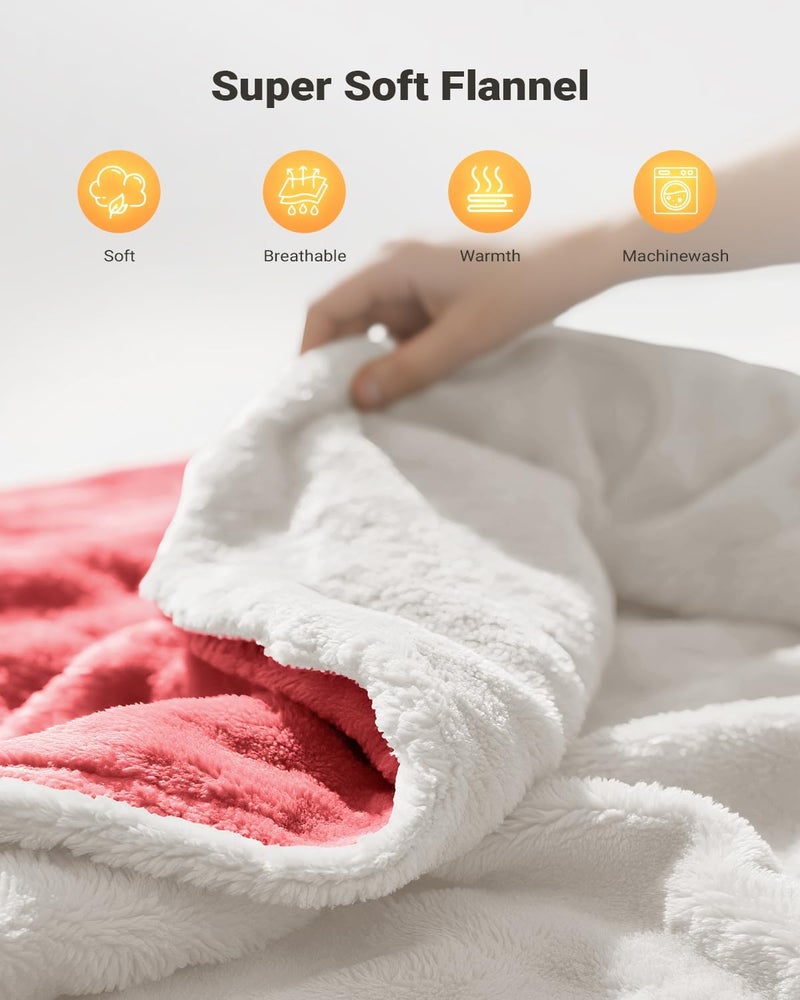 iDOO Electric Weighted Heating Pad for Back, Neck & Shoulders | 6 Heat Levels, 3 Timers, FSA Eligible Items, Birthday Gift for Men & Women, 24 x 33-inches - Image 5