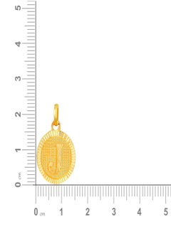 Malabar Gold and Diamonds 22k 916 Purity Gold Pendant for Women EMPN121JY  - Image 5