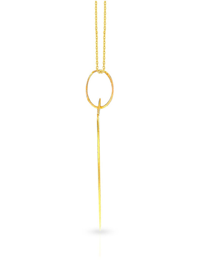 Malabar Gold and Diamonds 22k 916 Purity Gold Pendant for Women EMPN121JY  - Image 3