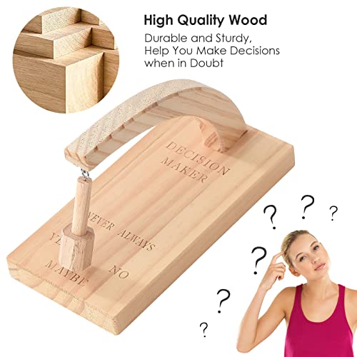 MSUIINT Decision Maker, Standard Swing the Pendulum and Find the Answer to Your Question, Wooden Creative Oscillating Magnetic Selector, Choose the Best Gift for Difficulty Disorder.yes or No Pendulum - Image 3