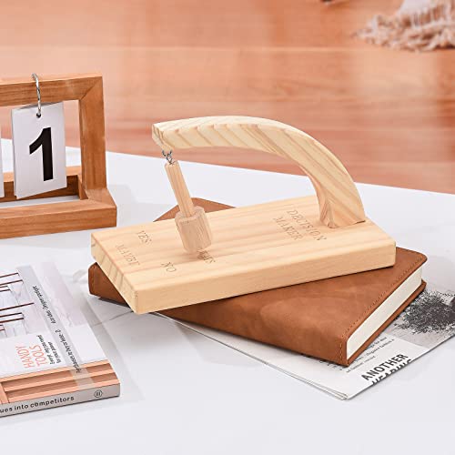 MSUIINT Decision Maker, Standard Swing the Pendulum and Find the Answer to Your Question, Wooden Creative Oscillating Magnetic Selector, Choose the Best Gift for Difficulty Disorder.yes or No Pendulum - Image 2
