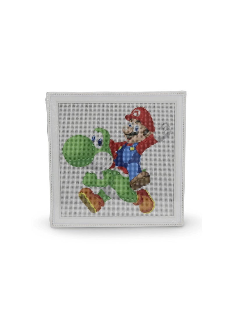 Super Mario Diamond Painting Art Kit 30*30cm - Image 1