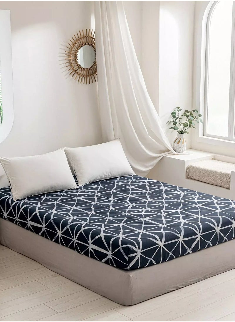 Generic Geometric Pattern Fitted Sheet  - Image 3