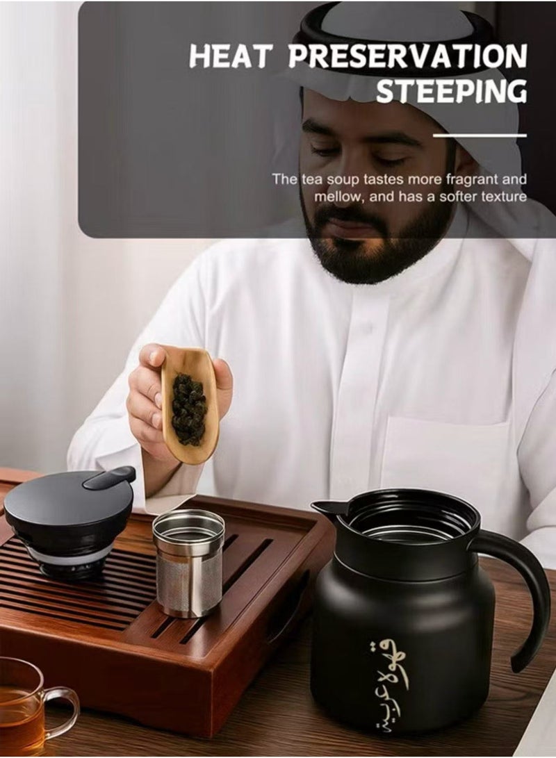 مجموعة علبة هدية الدفيء الفولاذ المقاوم للصدأ الثلاثية العنصر الجديد بسعة كبيرة - Image 4