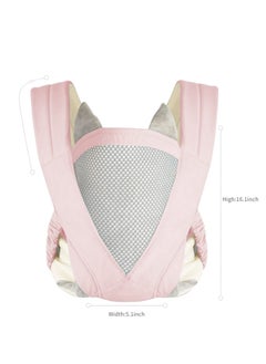 Baby Carrier, Multi-Functional 9 in 1 Baby Backpack Carrier, Shoulder Strap Grid Breathable Infant Sling for 3-36 Month Baby to Toddler Girl and Boy 7-40 lbs (Pink) - pzsku/ZA46D946A5544E93DADEEZ/45/_/1698649230/dcde775f-57c0-4d29-8079-4cf721ce1c21