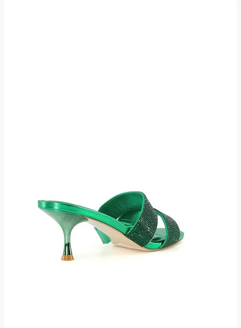 Dune LONDON Manifest Embellished Kitten Heel Sandals