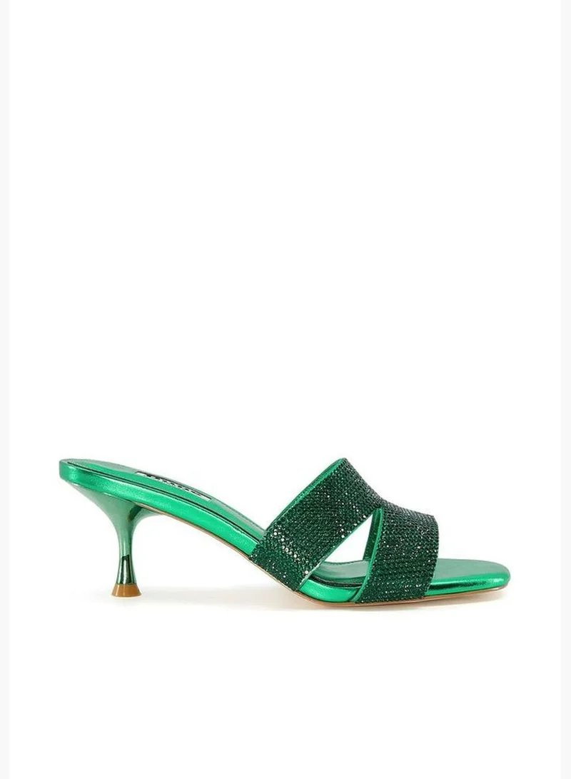Dune LONDON Manifest Embellished Kitten Heel Sandals