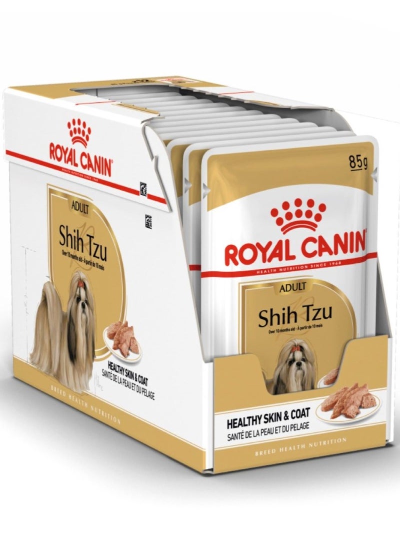 ROYAL CANIN DOG WET FOOD SHIH TZU POUCHES 12X85G