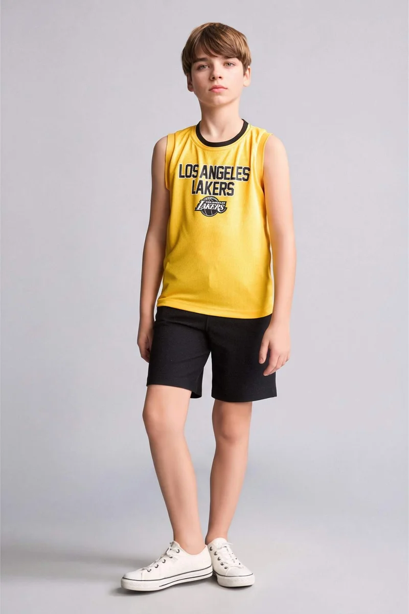ديفاكتو Boy Regular Fit NBA Los Angeles Lakers Licensed Tank Top
