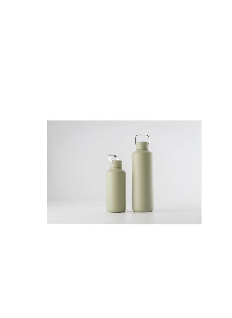 EQUA - EQUA Timeless Stainless Steel Water Bottle BPA Free Leak Proof Durable Multi functional  600ml - Image 1