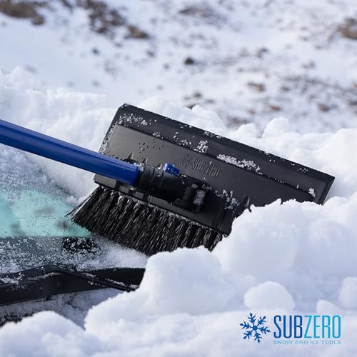 SubZero 14015 54" Avalanche Snowbroom for Truck, Car with Pivoting Brush Head and Squeegee - Image 5