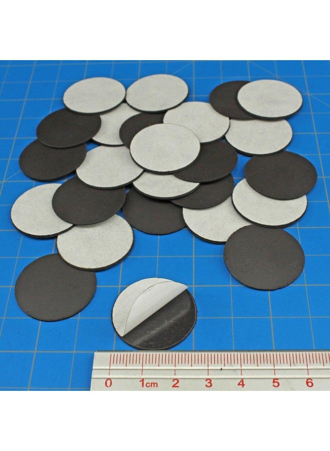 LITKO 28.5mm Circular Miniature Bases | 25 Pack | Round Base | Compatible With Warhammer 40K | WH40K (.030 Heavy Duty Magnet Bottom) - Image 3