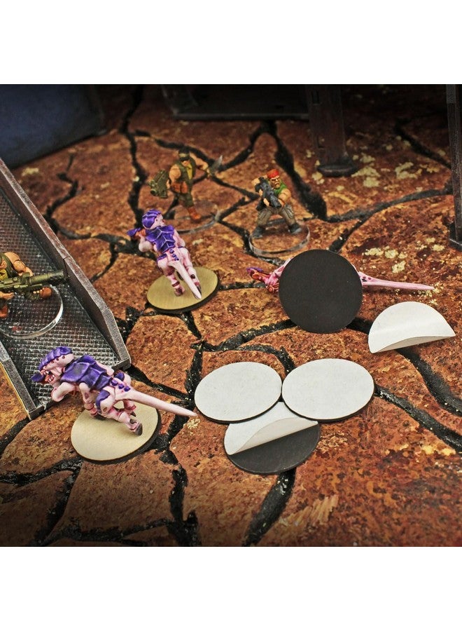 LITKO 28.5mm Circular Miniature Bases | 25 Pack | Round Base | Compatible With Warhammer 40K | WH40K (.030 Heavy Duty Magnet Bottom) - Image 2