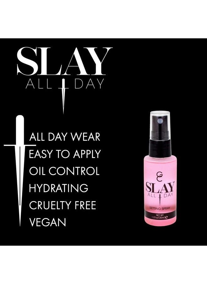 Gerard Cosmetics Slay All Day Setting Spray Controls Oil To Increase Makeup Longevity Helps Maintain Optimal Hydration Prevents Makeup from Settling in Pores Rose Mini 338 oz  - Image 5