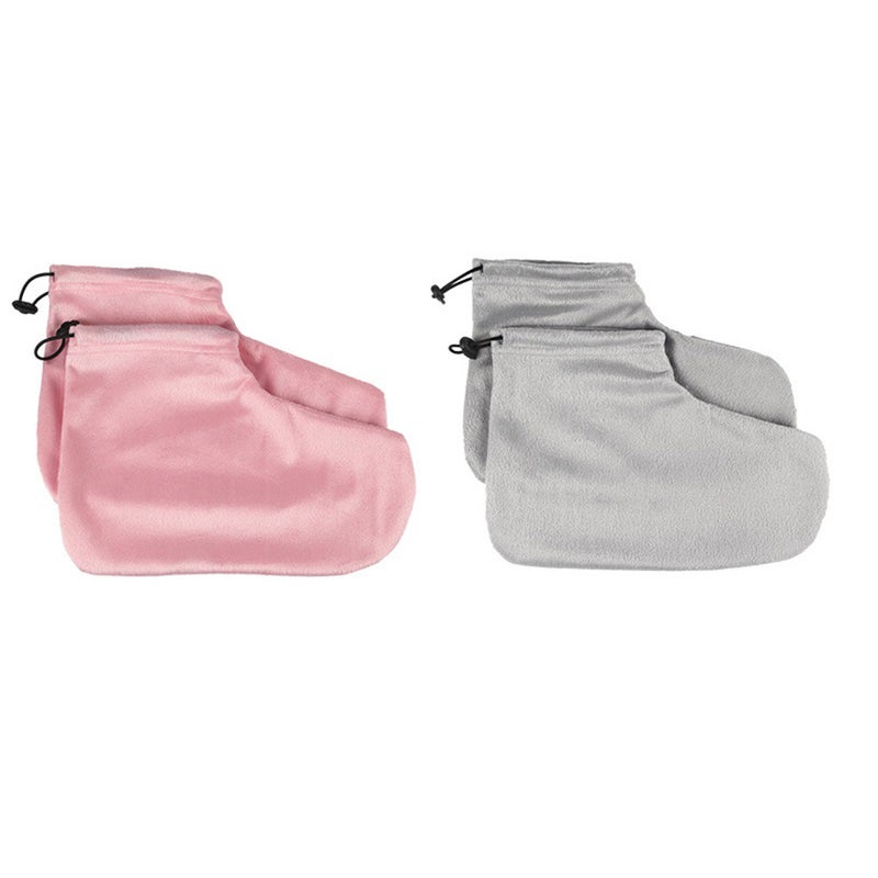 4 Pairs Therapy Supplies Wax Bathing Foot Covers Gloves Set Protective Foot Cover Mitten Kit - (1 Pair Glove + 1 Pair Foot Cover) - Image 5