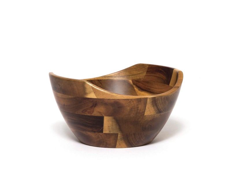 Lipper International Lipper International 1273 Acacia Wavy Rim Bowl for Serving Popcorn Fruits or Salads Small 6 Single Bowl 