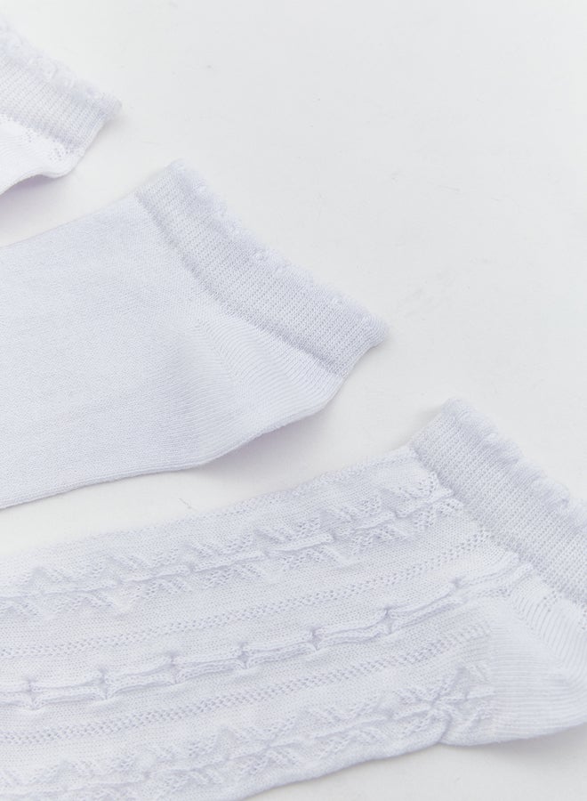 LC WAIKIKI Girls Trainer Socks 5 Pack - Image 2
