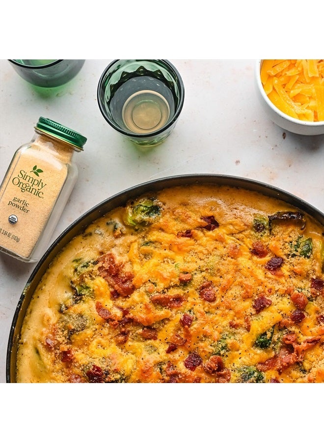 Simply Organic Garlic Powder, 3.64-Ounce Jar, Pure A-Grade Organic Garlic, Dried & Ground, Kosher, No ETO, Non GMO - Image 4