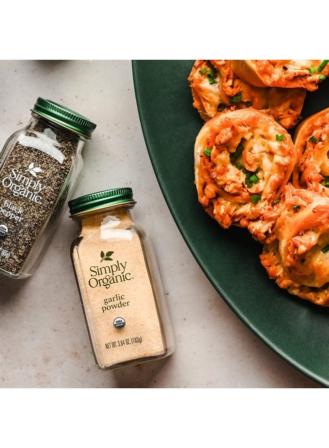 Simply Organic Garlic Powder, 3.64-Ounce Jar, Pure A-Grade Organic Garlic, Dried & Ground, Kosher, No ETO, Non GMO - Image 5