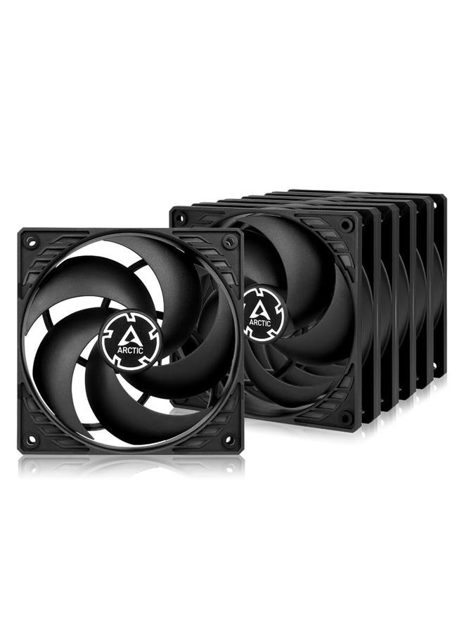 Arctic P12 (5 Pack) - 120 mm Case Fan, Pressure-optimised, Quiet Motor, Computer, Fan Speed: 1800 RPM - Black - Image 1