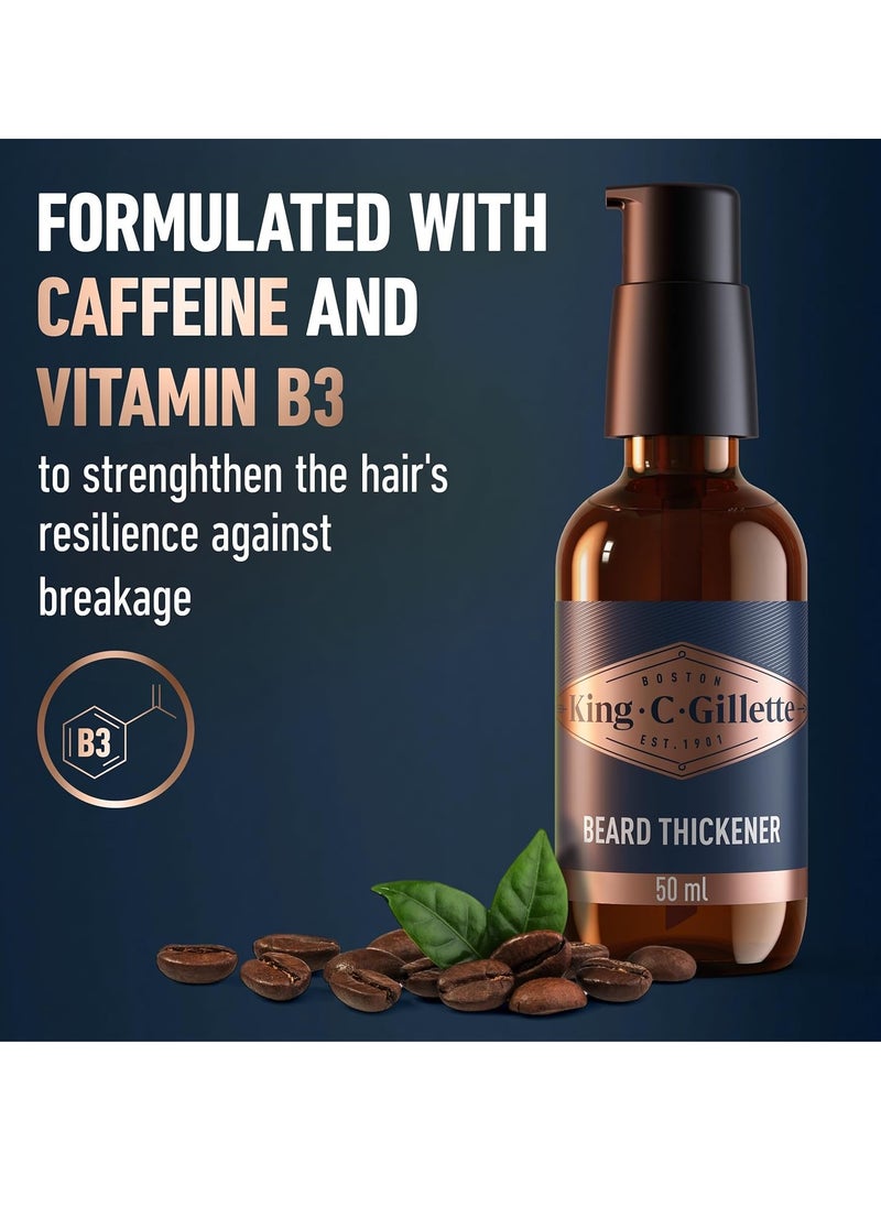 King C. Gillette King C. Gillette Beard Thickener formulated with Vitamin B complex and Caffeine, 1.7oz  - Image 3