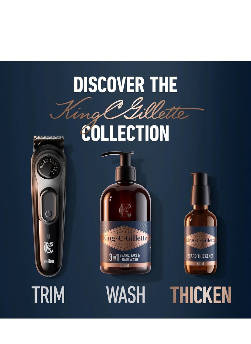 King C. Gillette King C. Gillette Beard Thickener formulated with Vitamin B complex and Caffeine, 1.7oz  - Image 4