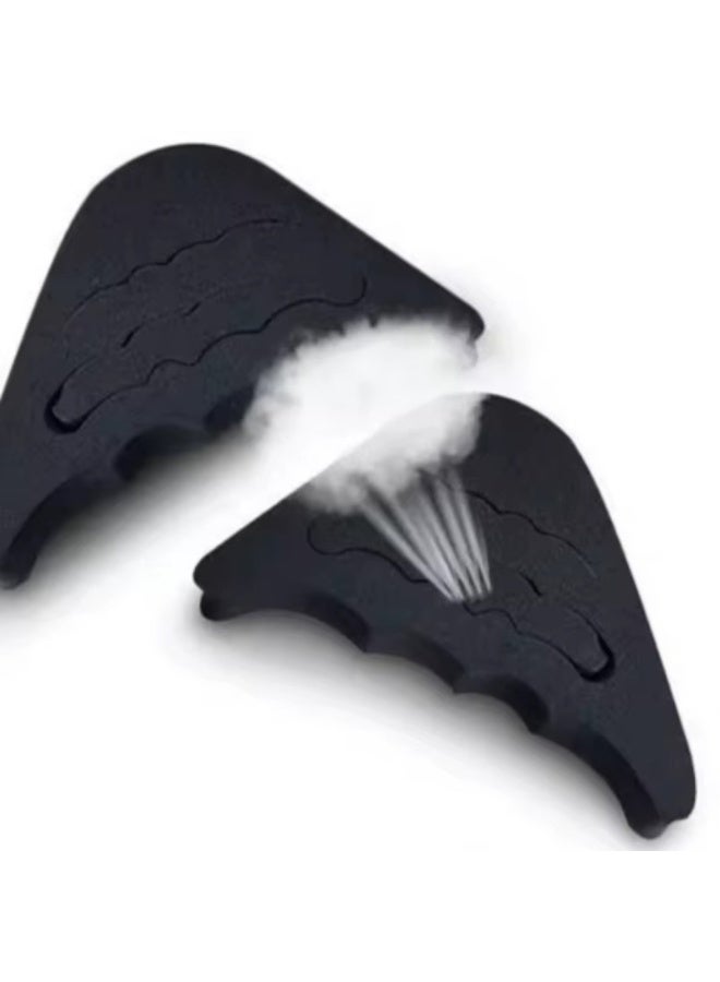 2 Pcs Foam Forefoot Insert Pad for Women High Heels Toe Plug Half Sponge Shoes Cushion Feet Filler Insoles Anti-Pain Pads (Black) - Image 3