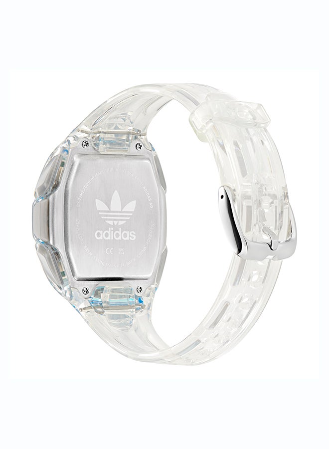 Adidas Uni Athletics One Blu Dl Wht Cs 45 Mm Qtz Dig Res Ss25 - Image 3