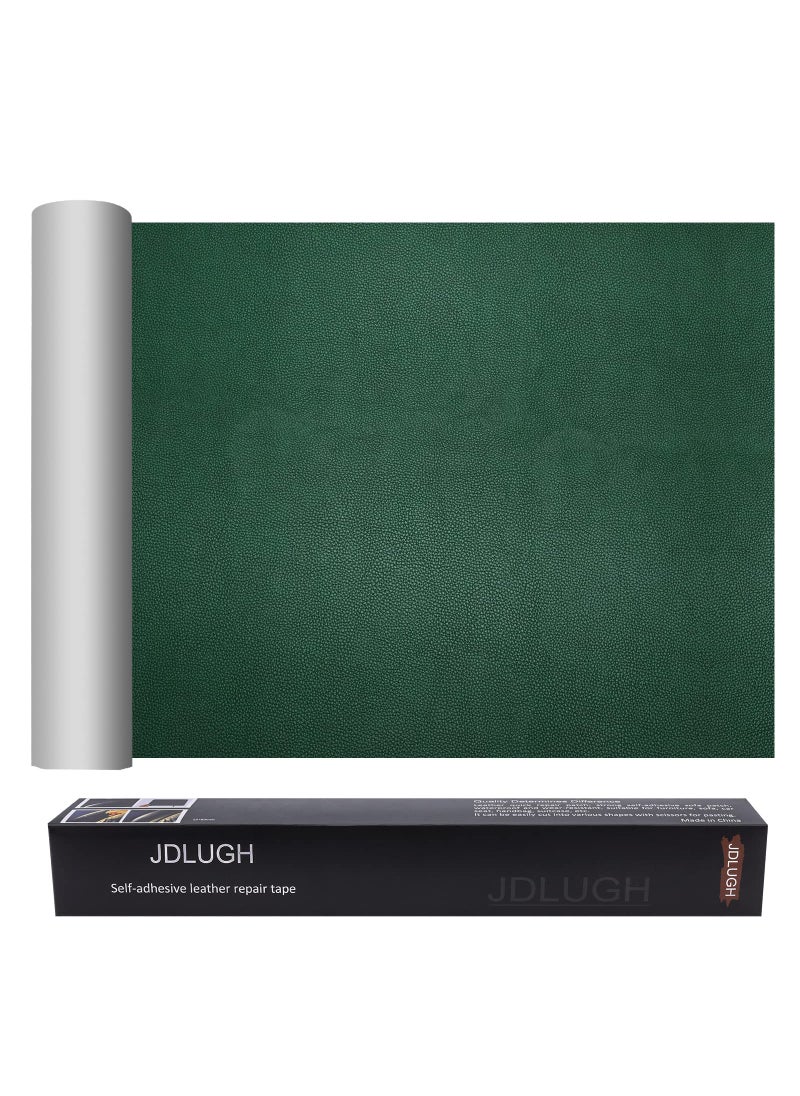 JDLUGH JDLUGH Sofa Leather Repair Patch Tape Large Self Adhesive Couch Car Seat Office Chair Leather Furniture Vinyl Repair Patch Kit for Furniture 15x60 Inch Green 