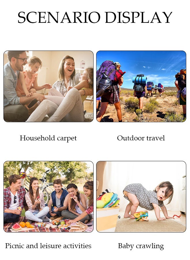 DUNISO حصيرة يوغا، حصيرة تمارين مضادة للتمزق للرجال والنساء، حصيرة تمارين داعمة للركب مضادة للانزلاق، لليوغا في المنزل، والبيلاتس، والتمدد، والتمارين الأرضية واللياقة البدنية، 185*61*1 سم، وردي - Image 5