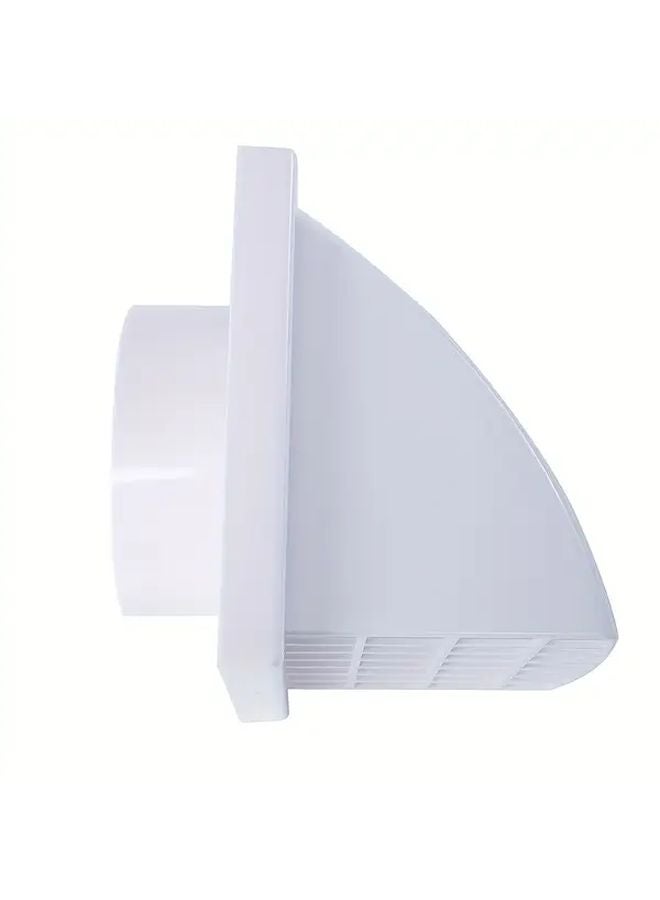 ABS Wall Ventilation Grille 125MM With Valve Air Outlet Duct - Image 1