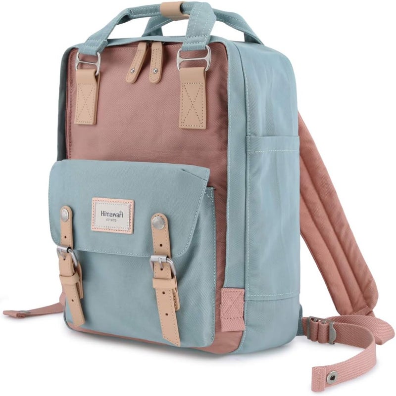 Himawari School Waterproof Backpack 14.9" College Vintage Travel Bag for Women，14 inch Laptop for Student - Image 5