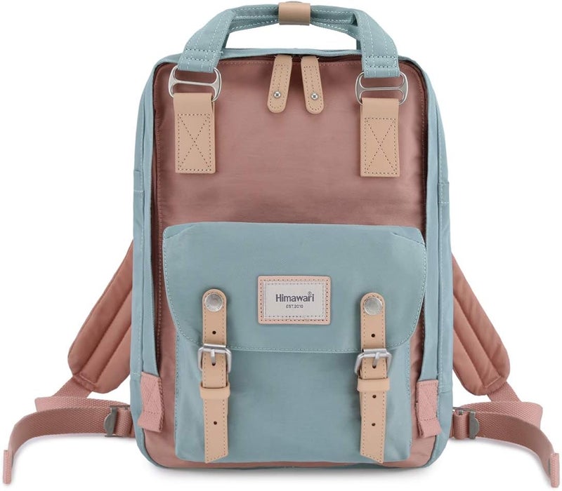 Himawari School Waterproof Backpack 14.9" College Vintage Travel Bag for Women，14 inch Laptop for Student - Image 1