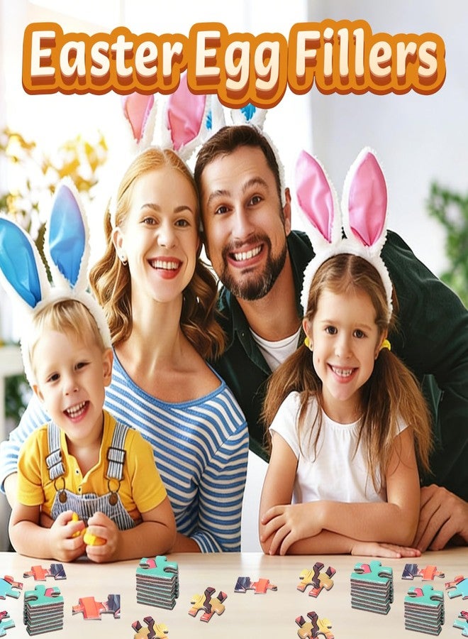 Asoulin 24PCS Kids Easter Basket Stuffers with Cat & Dog Jigsaw Puzzles Toys, Easter Gifts Egg Fillers Party Favors for Kids 4-8 8-12 Goodie Bag Stuffer Classroom Treasure Box Toys Prizes Bulk for Boys Girls - Image 2
