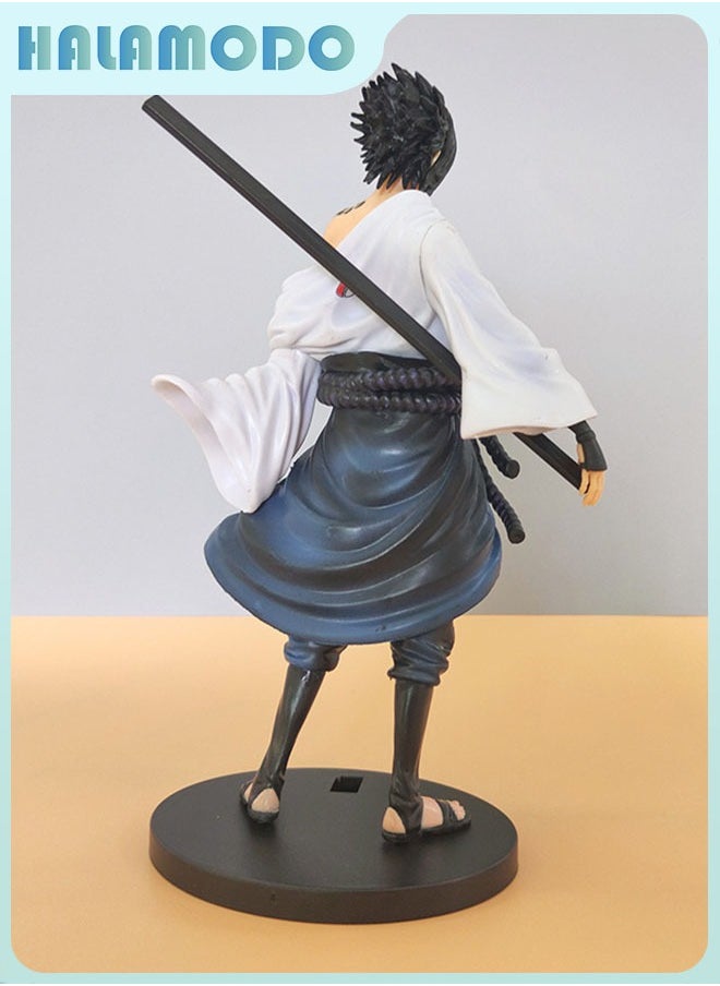 Naruto 23cm Anime Figure of Cursed Seal Sasuke in Standing Position, Cool Desktop Decoration